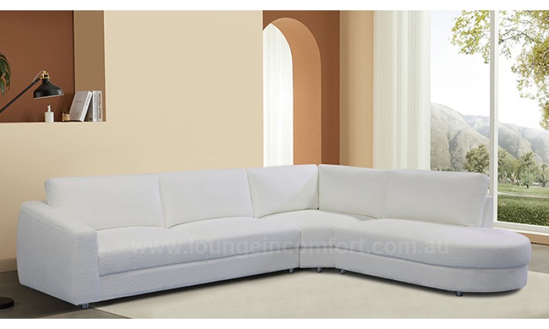 HALO CORNER CHAISE LOUNGE IN FABRIC (BRAND NEW)